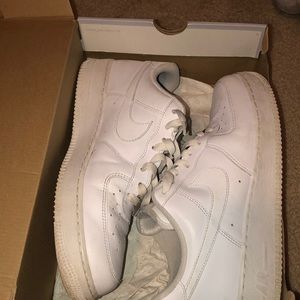 White Air Force 1s